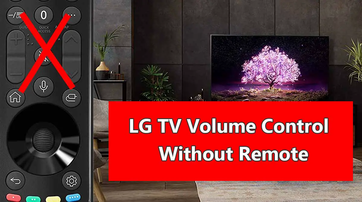 LG TV Volume Control Without the Remote