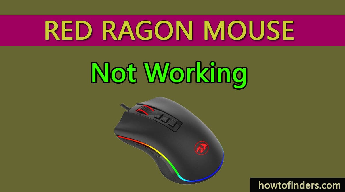 Redragon Mouse Not Working