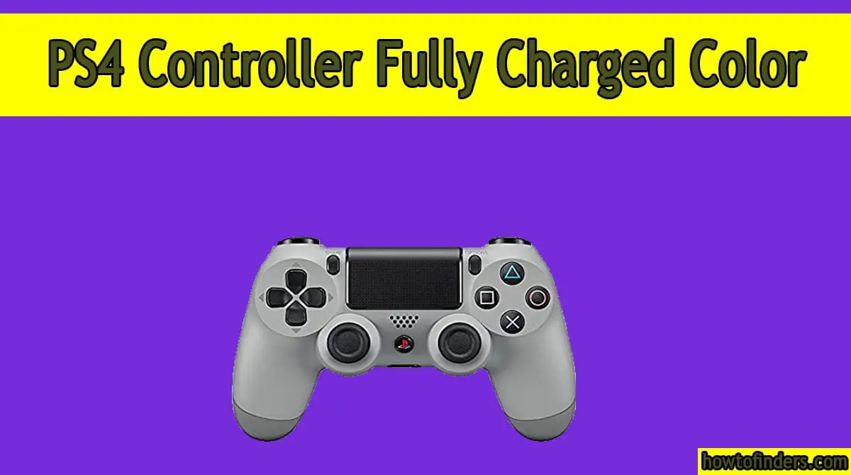 PS4 Controller Fully Charged Color