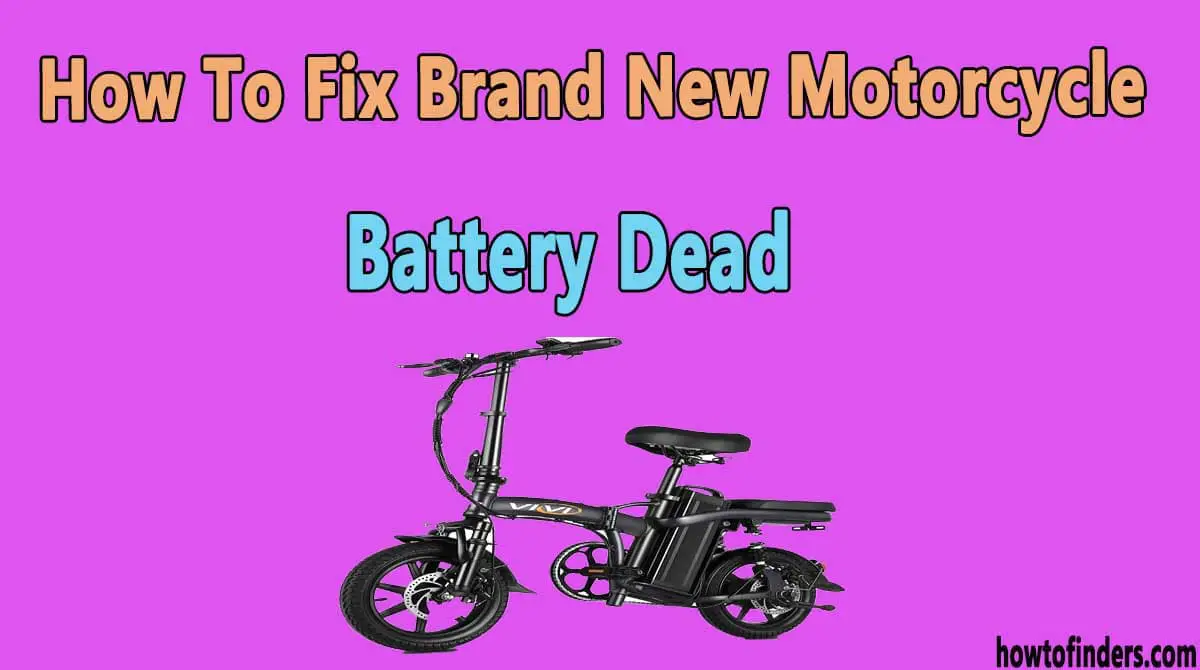 Brand New Motorcycle Battery Dead