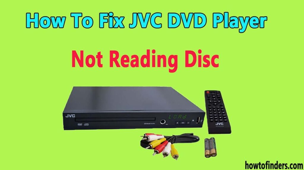 jvc dvd player no disc error